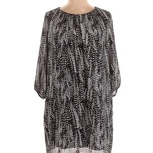H&M Boho Animal Print Sheath Mini Dress